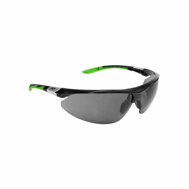 Stealth™ 9000 Polarised Safety Specs - Black / Green