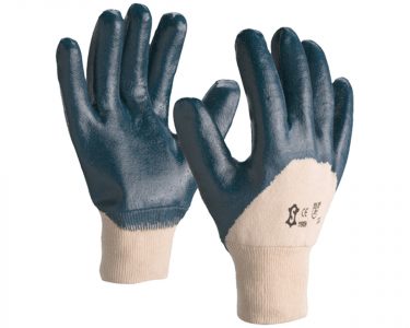 1190B Blue Double Nitrile Gloves