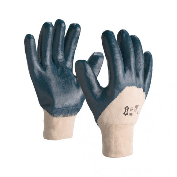 1190B Blue Double Nitrile Gloves