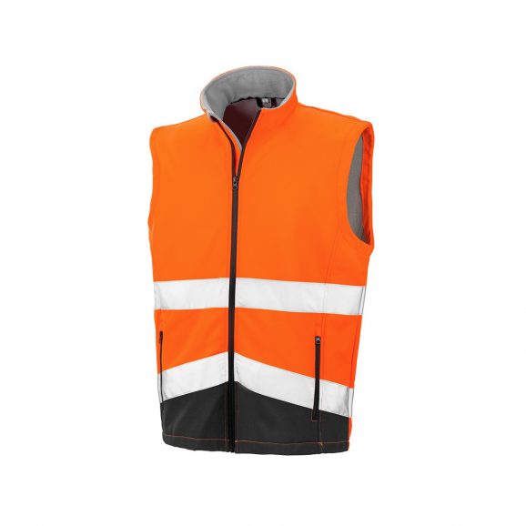 R451X High Visibility Softshell Vest