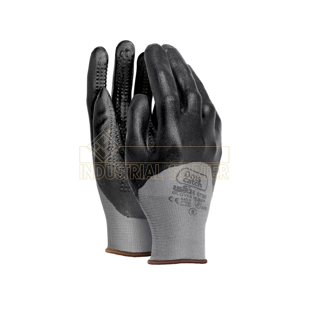 07360 Dots Catch Nitrile Foam Gloves 07360 Dots Catch Nitrile Foam Gloves