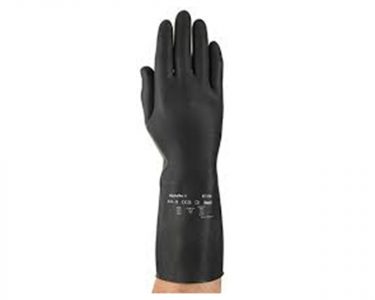 AlphaTec® 87-118 (Black Heavyweight G17K) Rubber Latex Gloves AlphaTec® 87-118 (Black Heavyweight G17K) Rubber Latex Gloves