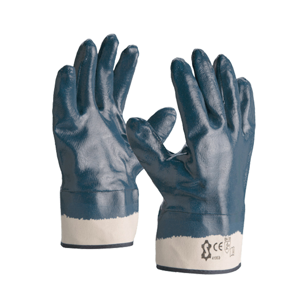 4190B Blue Double Nitrile Gloves 4190B Blue Double Nitrile Gloves