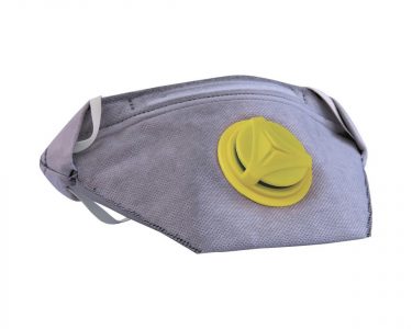 Disposable Horizontal Folding Mask FFP2 Carbon (with valve) M1200VPW Disposable Horizontal Folding Mask FFP2 Carbon (with valve) M1200VPW